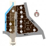 三条市嘉坪川の土地の敷地図				