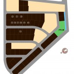三条市上須頃の土地の敷地図