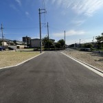 新潟市西区青山【土地《全4区画》】の前面道路