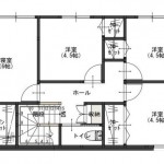 五泉市三本木の【新築住宅】の2階間取図