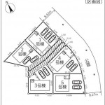 新潟市東区下山の【新築住宅《全5棟》】の区画図