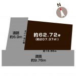 新潟市秋葉区小戸下組の【土地】の敷地図