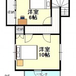 三条市三竹の【中古住宅】の2階間取図