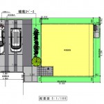 新潟市東区河渡本町の【新築住宅】の配置図