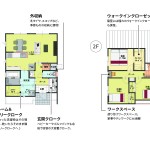 三条市上須頃の【新築住宅】不動産情報の間取図