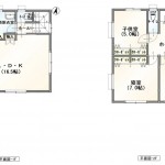 新潟市東区牡丹山の【新築住宅】の間取り図