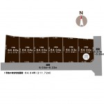 上田市常磐城の【土地・分譲地《全6区画》】の敷地図