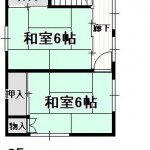 加茂市大郷町の【中古住宅】不動産情報の2階間取り図