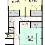 加茂市若宮町の【中古住宅】の2階間取図
